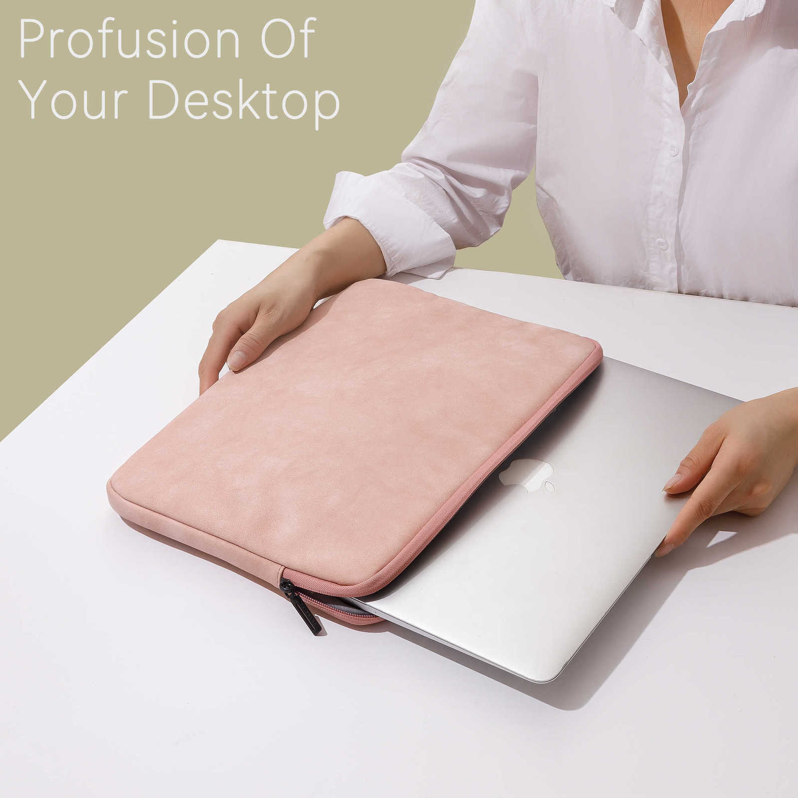 

Laptop Sleeve Case 13 14 15.4 15.6 Inch For HP DELL Notebook bag Carrying Bag Air Pro Shockproof Case for Men Women 211018