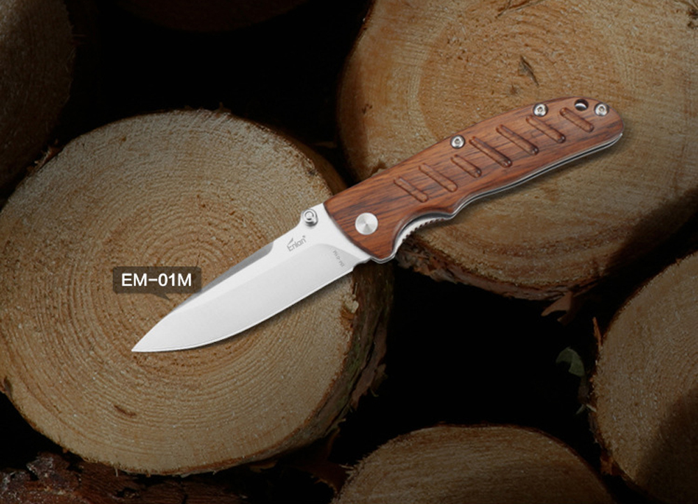 

TOP GRADE OEM Enlan EM-01M folding knife 8CR13Mov blade G10 handle 58-60 hardness camping outdoor pocket EDC tools wholesale price