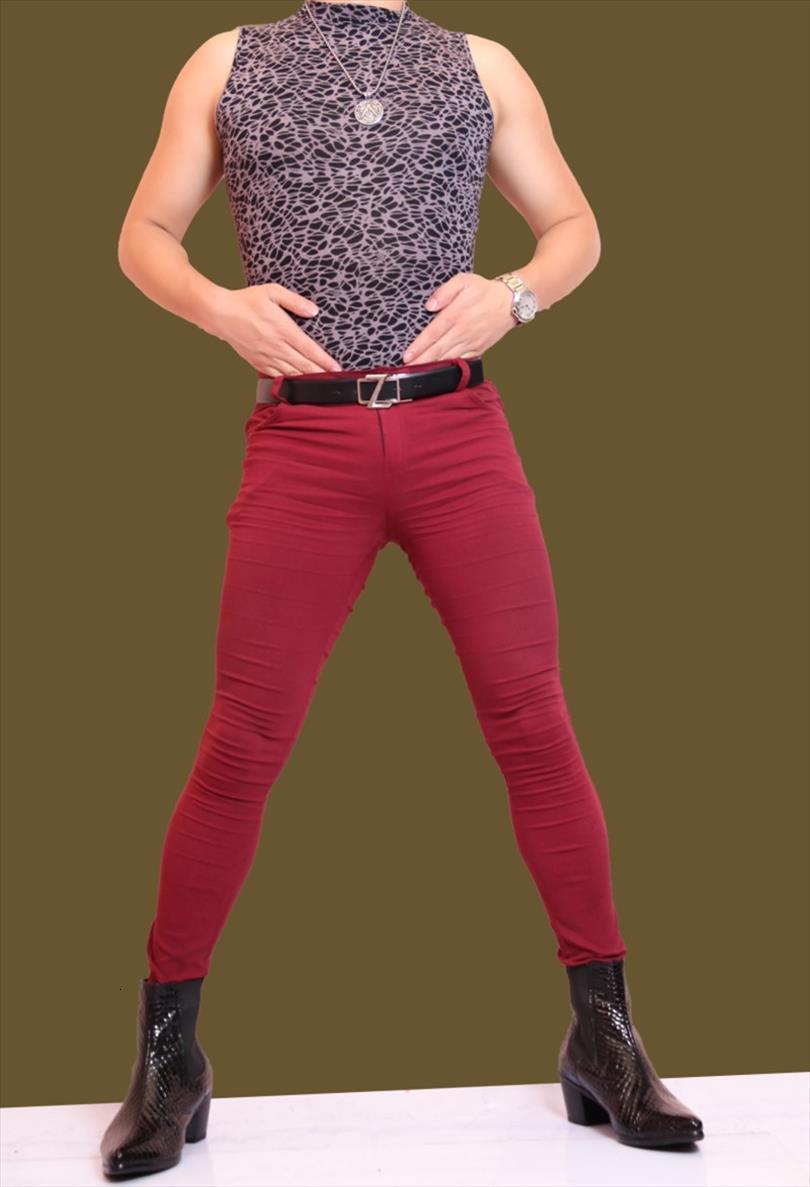 

business casual fashion jeans women pants elastic pencil soft comfortable tight slim trousers erotic lingerie club gay wear, Black