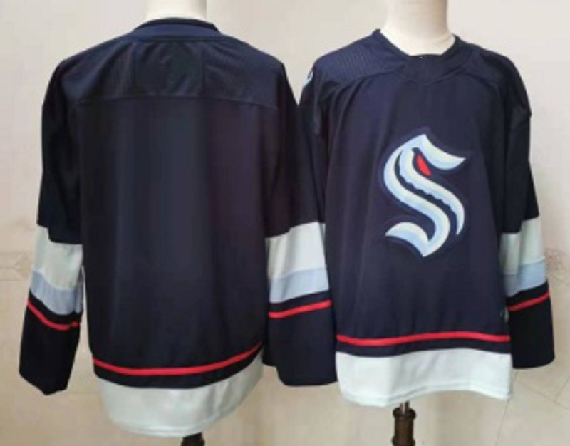 

Seattle Kraken 32th New Team 32 Kraken 21 Kraken Home Blue Road White Hockey Jersey Blank In Stock Fast Shipping, Black;red