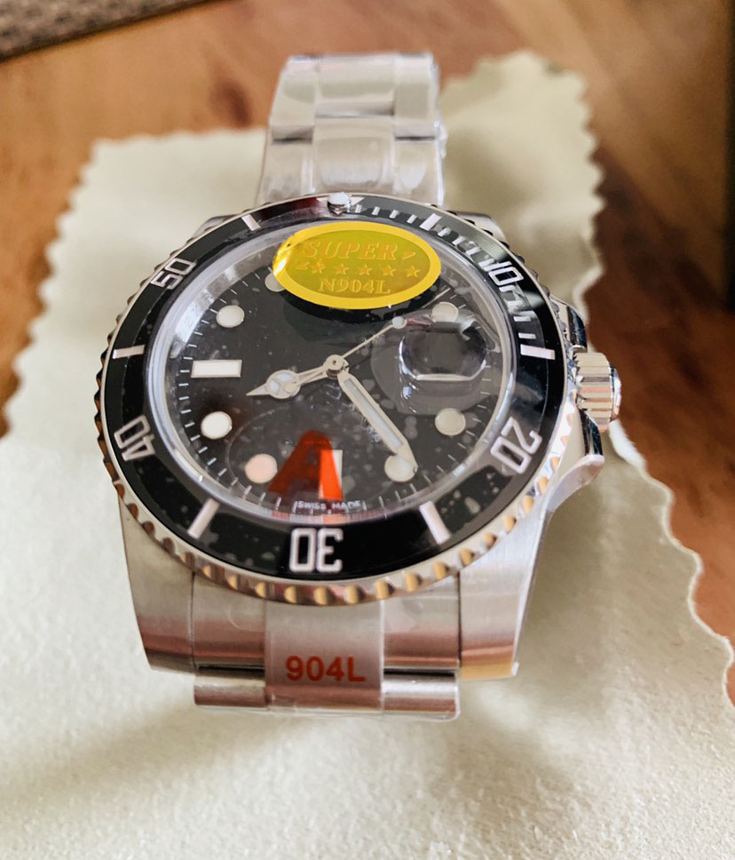 

Mens Watches Quality Ceramic Bezel 116610 Men Stainless Steel Strap Automatic Mechanical Watch 2813 Movement Wristwatch Sapphire