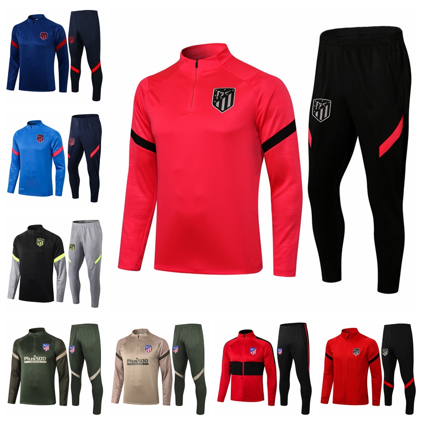 

21/22 Survetement Jacket Training suit Soccer tracksuits Madrid JOAO FELIX SUAREZ KOKE Football Tracksuit Maillots de Foot Atletico Chandal Suits Y03
