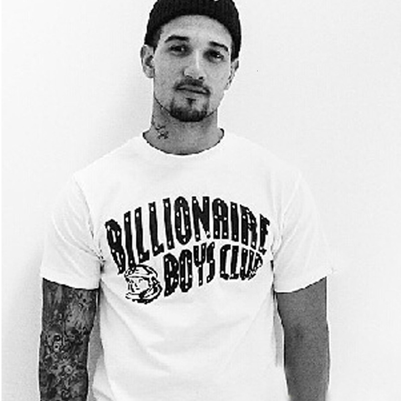 

American TV series Billionaire Boys Club same fashion brand men's cotton round neck printed T-shirt summer new, White;black