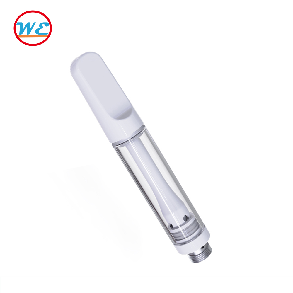 

Full Ceramic Vape Cartridge with 510 thread disposable empty atomizer 1.0ml glass tank no leaking vaporizer pen lead free for delta 8 thick oil
