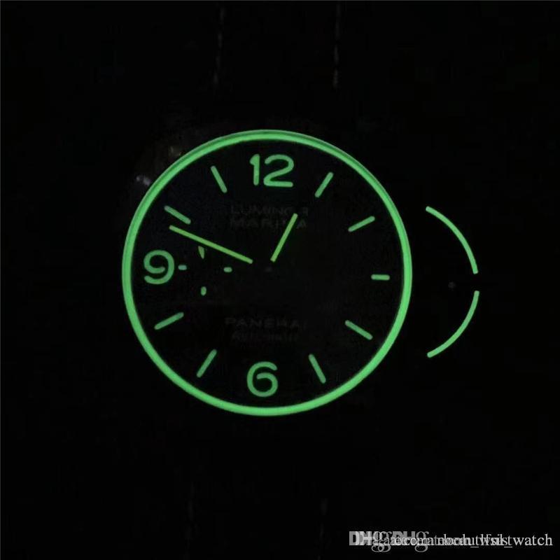 

Luxury watch PAM automatic mechanism movement super luminous function mens watches 47 44 42mm top quality mineral reinforced glass leather s, 47mm