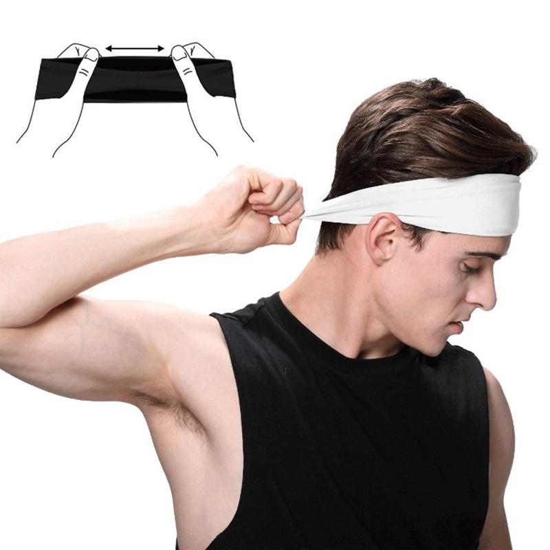 

Yoga Sport Sweat Headband Absorbent Cycling Sweat Band Unisex Fitness Hair Bands Head Bands