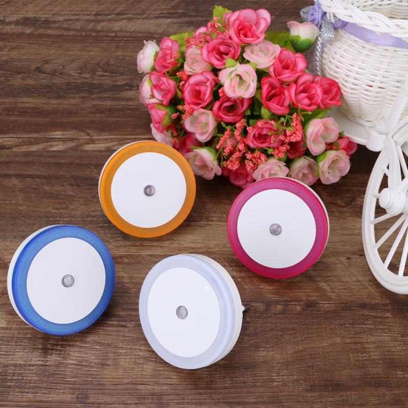

Night Lights Light Sensor Control Luminaire Dusk To Dawn Bedroom Induction Plug-in LED Lamp For Baby Hallway Kitchen Wall