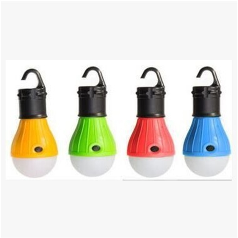

Hook hanging camping lamp tent emergency flashlight bulb 3LED small night mini