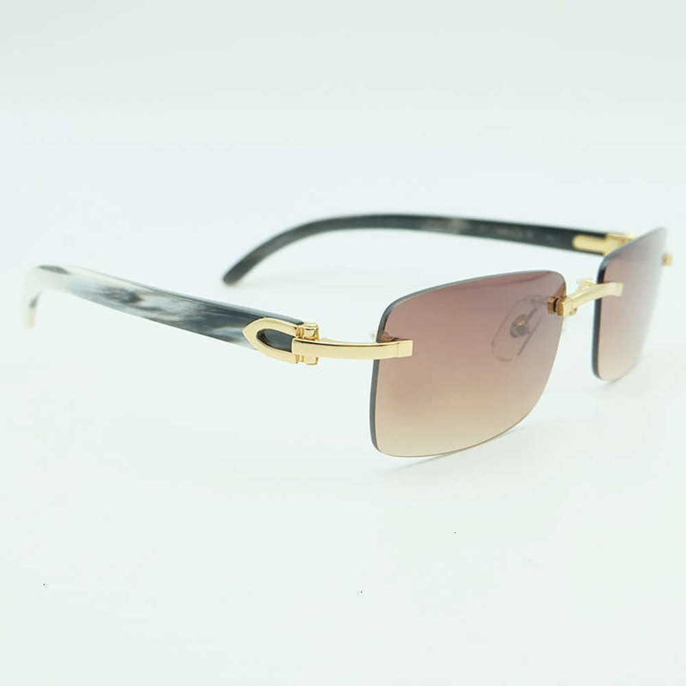 

eyewear black Ienbel sunglasses Real buffalo horn Random and square Men's Carter Glass Shades Optical Filling Recipe