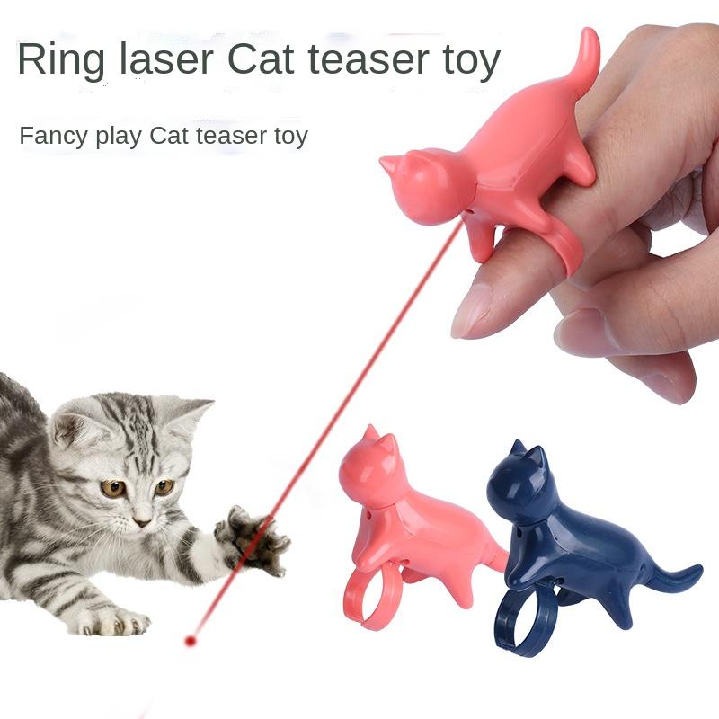 

Cat Toys Pet Products Ring Tickle Stick Interactive Toy Finger