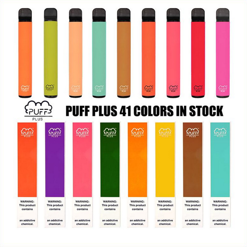 

Puff bar plus Pre-Filled 800+Puff Disposable Pod Cartridge 650mAh Battery 3.2mL Vape Pods 41 Colors ship in 1 day