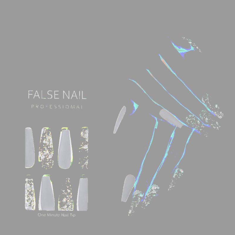

False Nails 24 Pcs Frosted Extra Long Blooming Fake Ballet Coffin Brushed Manicure Artificial Press On Nail Art Tips, Red;gold