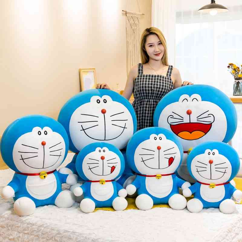 

Push Doraemon plush toy Girls Large Pillow lovely cartoon doll gift, Smile