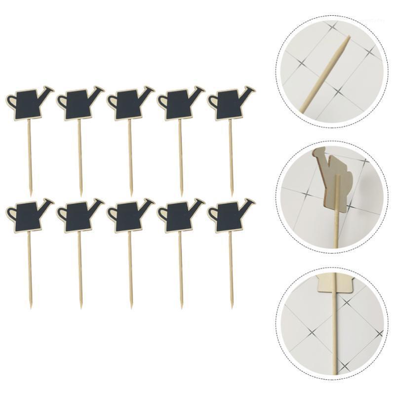 

Party Decoration 10Pcs Chalkboard Picks Mini Wooden Chalkboards Wood Toppers
