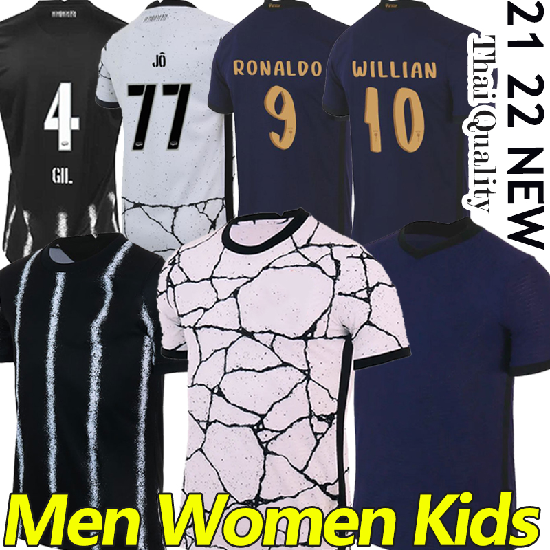 

Corinth GABRIEL Ronaldo Soccer Jerseys 21/22 camisetas Corinthian Home Away Balbuena luan CASSIO JADSON SENNA KAZIM FAGNER CANTILLO 2021 2022 3rd football shirts, 21-22 third