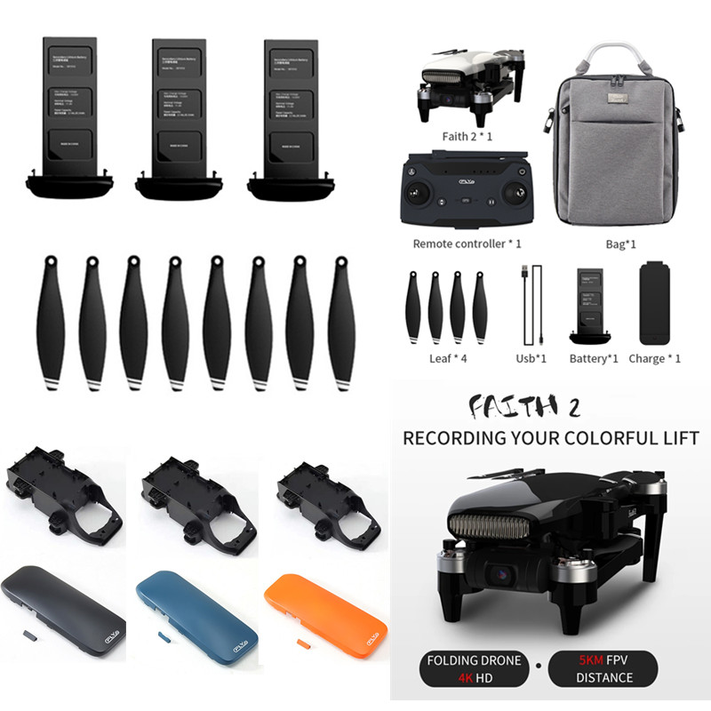 

Faith2 5G GPS WIFI FPV RC Drone 11.4V 3100MAH Battery/Propeller Faith2 Accessories Fait 2 GPS Drone Arm With Motor Battery Blade