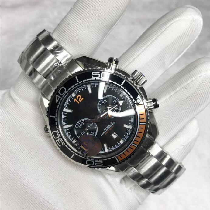 

u1 2021 Fashion Men luxury watch Red black bezel sapphire glass Automatic self-winding sweeping movement Master all sub dials works, Only water proof