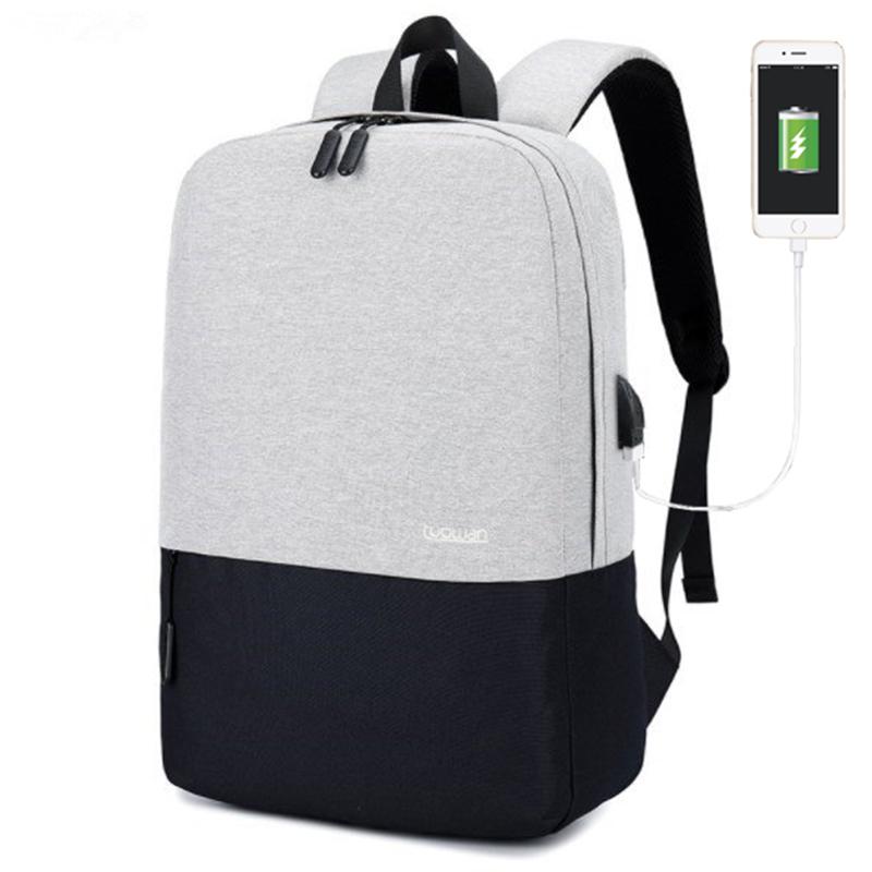 

Backpack Leisure Patchwork Large Capacity Laptop Mochila Teen Schoolbag Ladies Men Waterproof Travel, Black