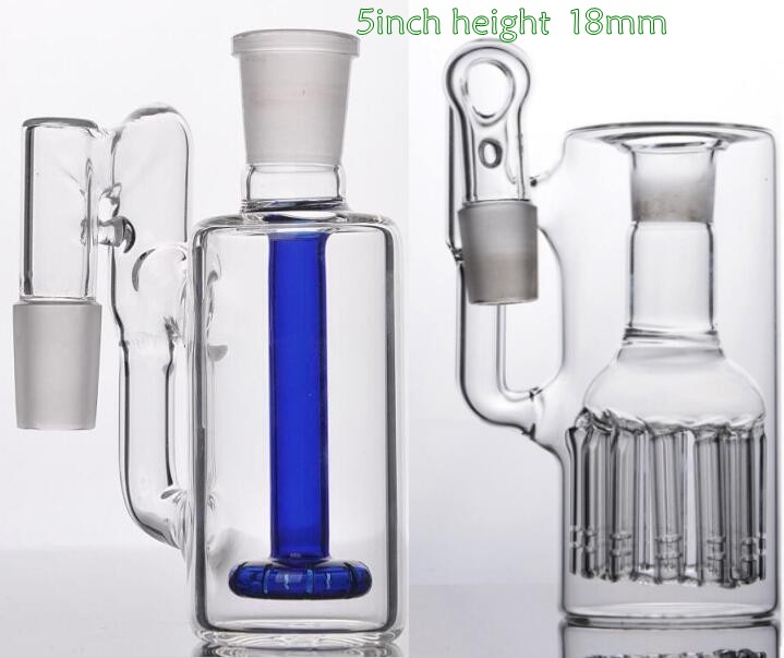 

Ash Catcher 18.8mm Hookahs with Showerhead Dropdown Recycler Glass ashcatcher Smoking Water Pipes thick