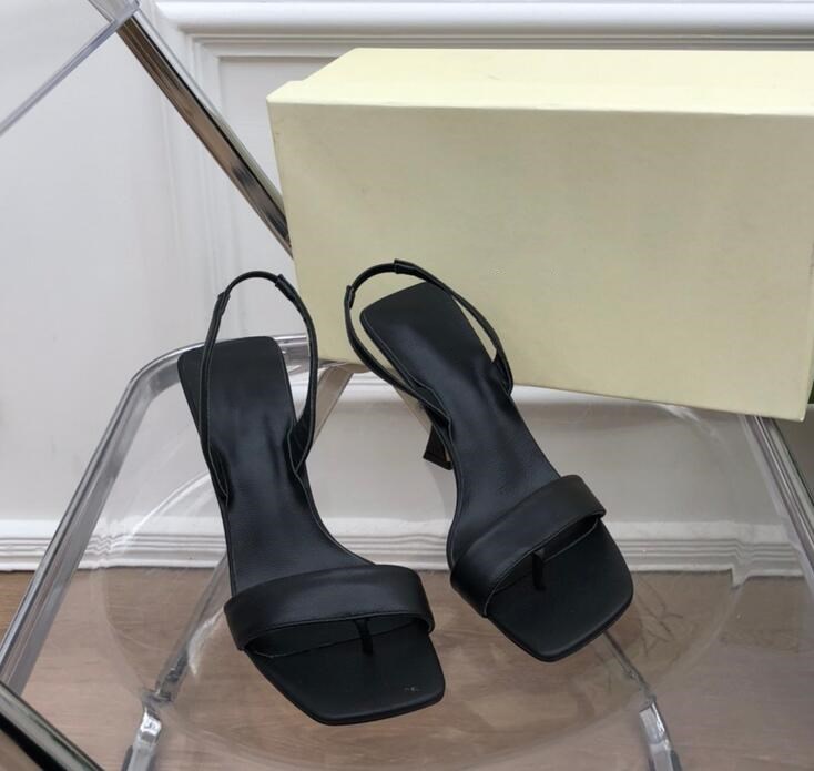 

High-heeled shoes sandals women's shoes summer new style square toe fairy style cross-strap high-heeled shoes slippers, Black
