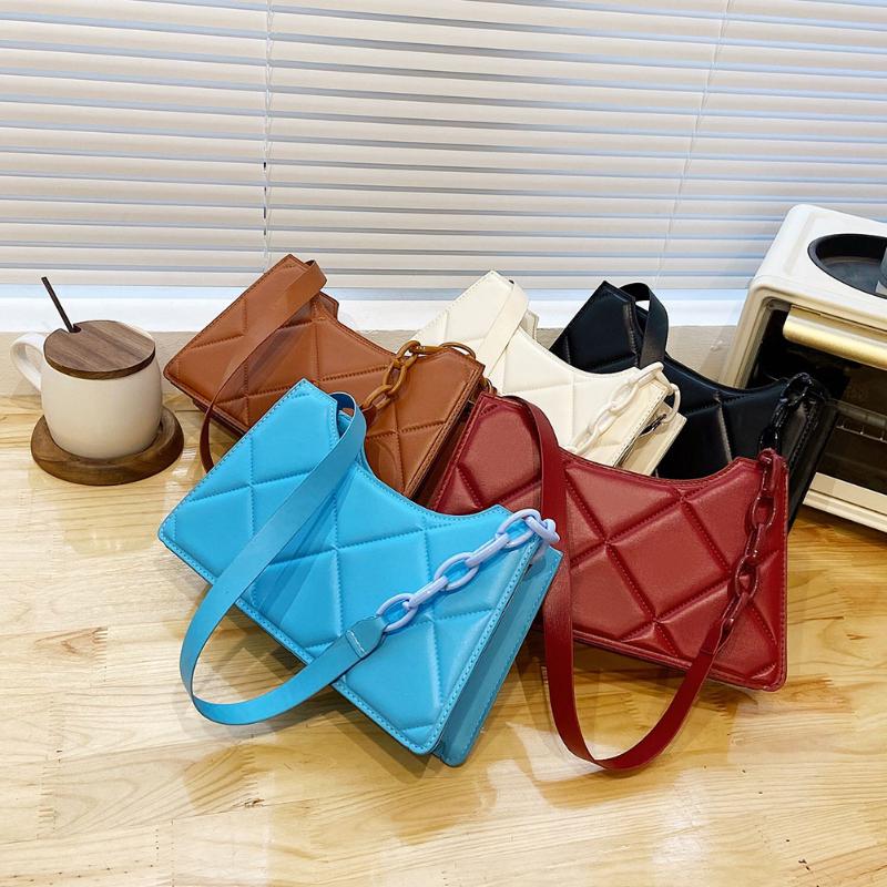 

Women Fashion Soft PU Leather Underarm Bag Ladies Casual Zipper Solid Color Shoulder Bag Designer Handbags, Black
