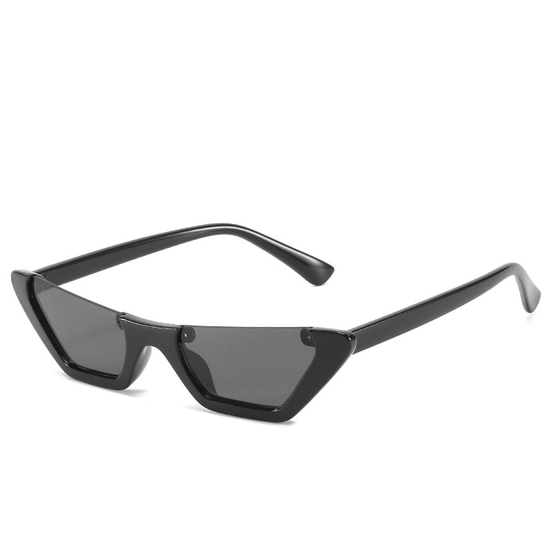 

Semi Rimless Sunglasses for Women Classic Half Frame Sun Glasses Brand Design Female Shades Ladies Fashion Trending Eyeglasses UV400, White;black