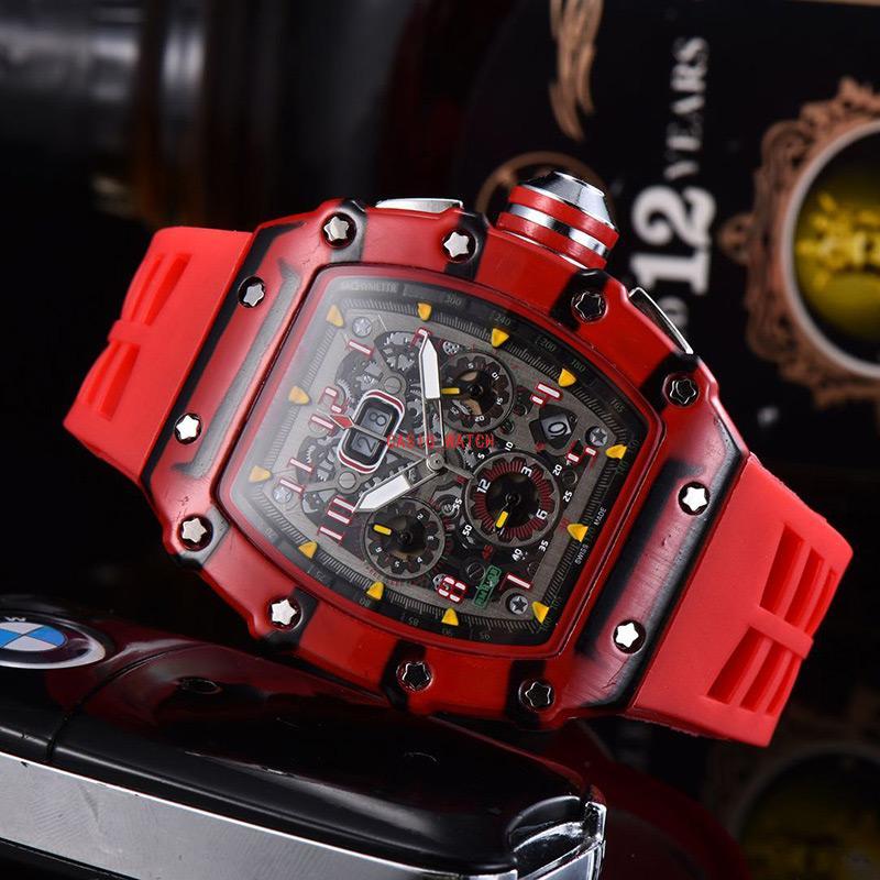 

2021 Top Sale Mens Watches Camouflage Case High Quality Quartz Movement Watch All Pointer Work Chronograph Men Watch Waterproof Stopwatch1, Slivery;brown