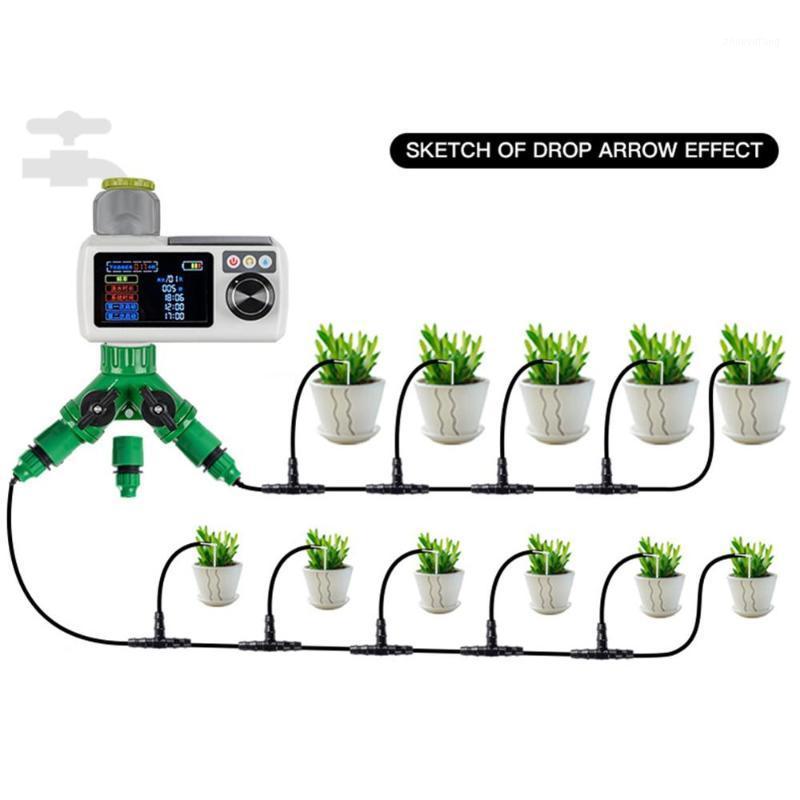 

Automatic Electronic Irrigation Controllers Solar Power Water Timer LCD Garden Watering Home Digital Intelligence Syste Equipments