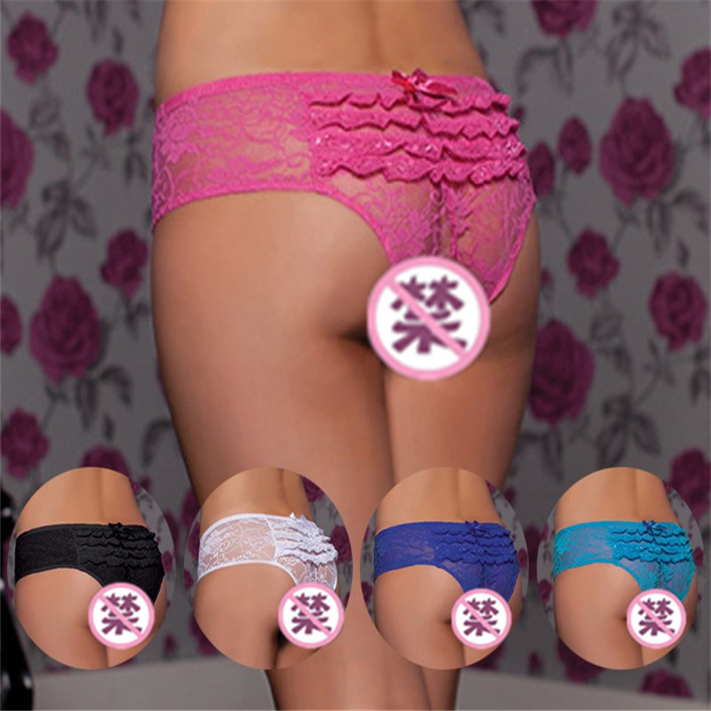

Hot Sales Women Briefs Panties Sexy Summer Lace Lingerie Underwear Low Waist Womens Lace Underwear For Lady Black White