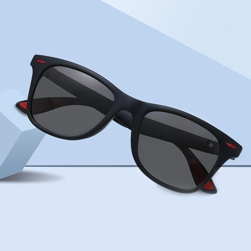 

Sunglasses Retro Square Polarized Men Vintage Brand Designer Sun Glasses Male Rivet Frame Classic Black Mirror Driving Eyewear