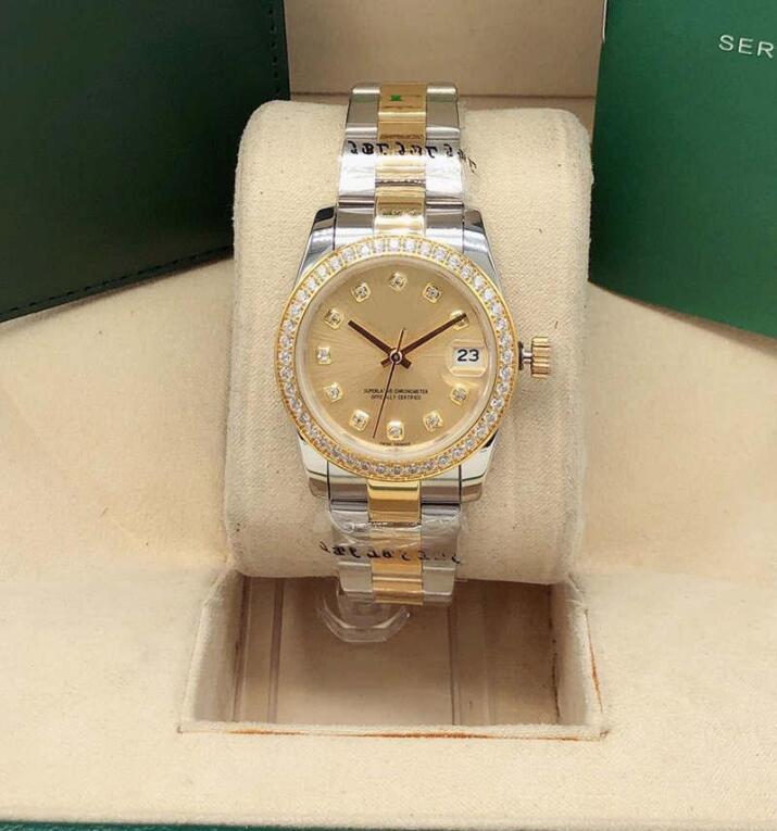 

womens watches fashion classic ladies watch ring 31 mm stainless steel sapphire automatic fashionladies watch, Waterproof option