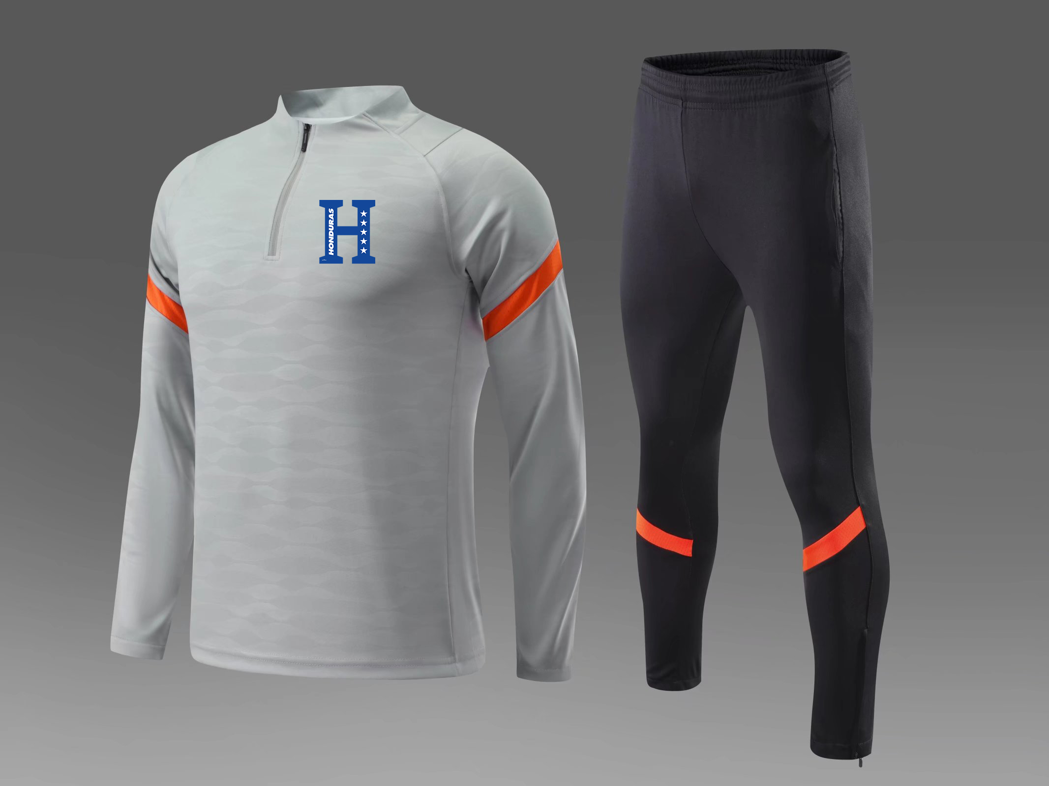 

Honduras national football team men's football Tracksuits outdoor running training suit Autumn and Winter Kids Soccer Home kits Customized logo, No 4