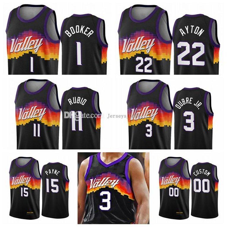 

Phoenix Suns Men women abc Devin Booker DeAndre Ayton 3 Chris Paul 2020/21 Swingman City Basketball Jersey Black Icon Edition, Black;red