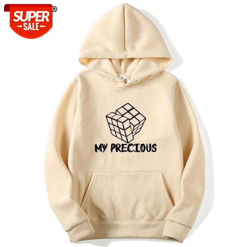 

XIN YI Fashion brand men's hoodie Interesting Rubik's Cube printing Harajuku Fleece Hoodie men's Hooded Men Hoodies sweatshirt #U69P, Black