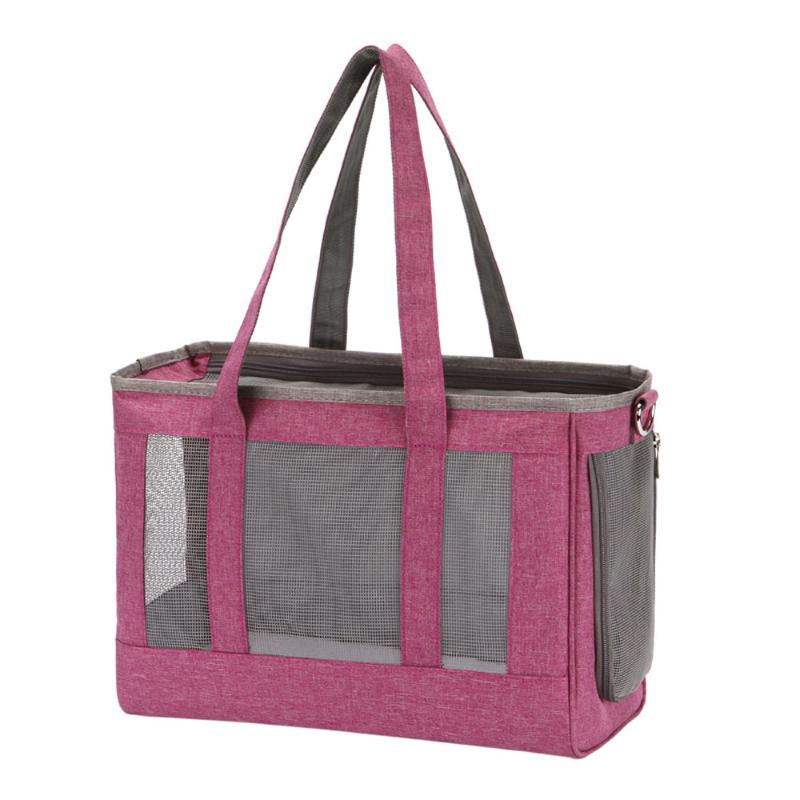 

Dog Car Seat Covers Pet Carrier Breathable Travel Outdoor Collapsible Shoulder Bag For Small Cat Portable Carrying Handbag Pets Supplies
