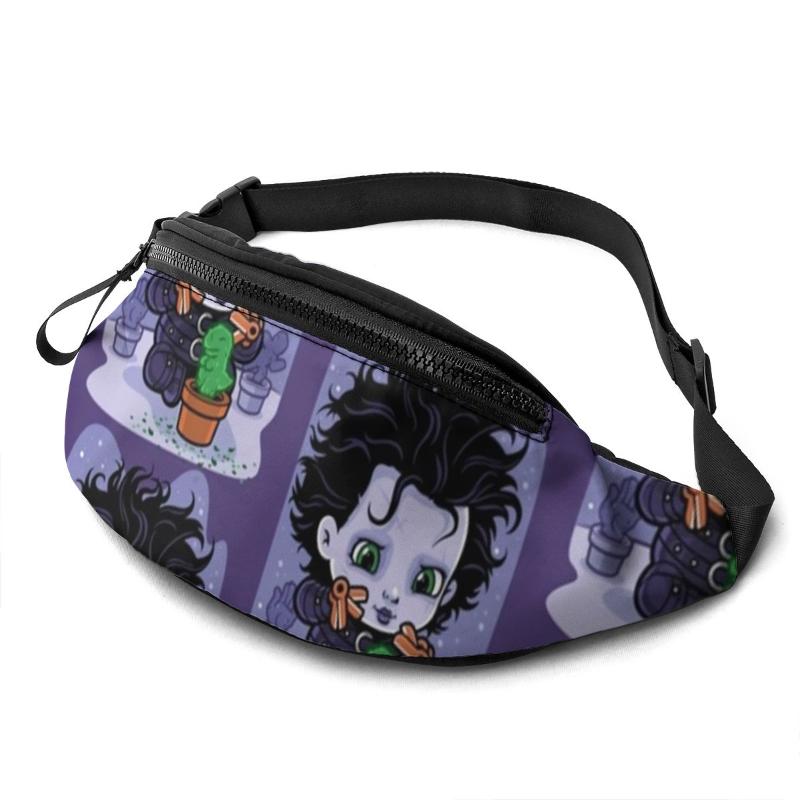 

Waist Bags Edward Scissorhands Bag Running Male Pack Polyester Pattern