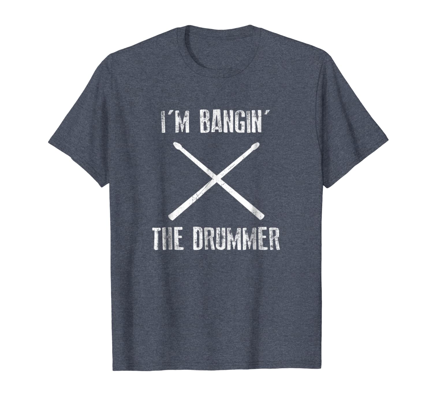 

i'm banging the drummer - funny novelty t shirt, White;black