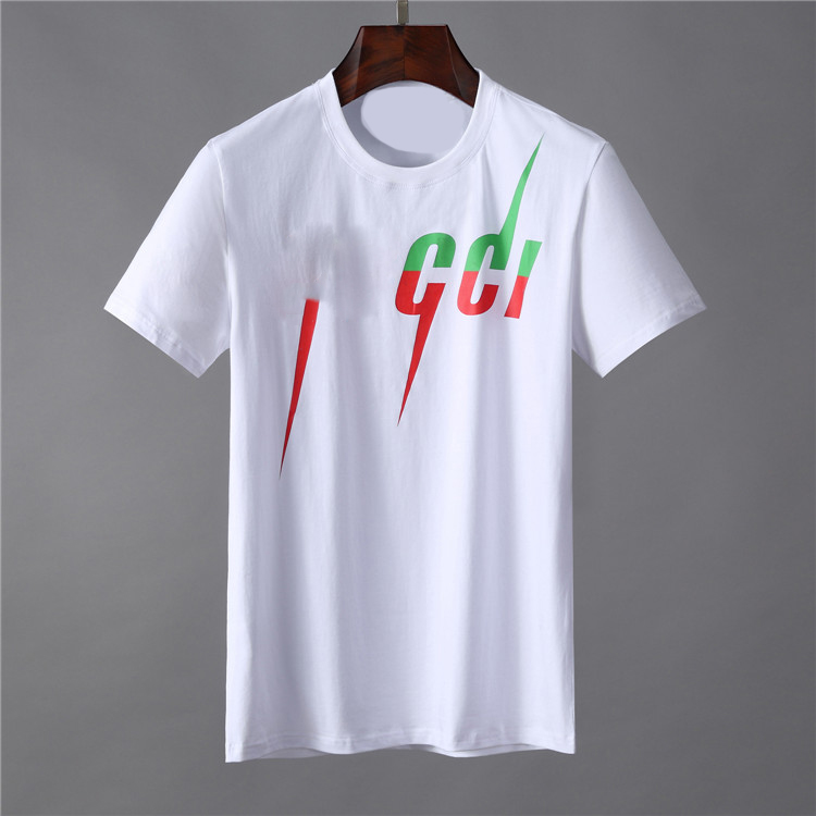 

Summer Men T Shirts Letter Printed Short Sleeved Cotton Tees Tops Fashion Casual Hip Hop Streetwear Designer Clothing