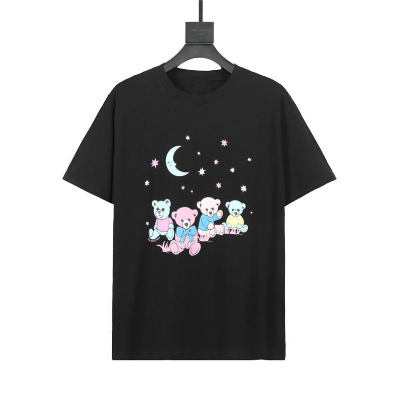 

2021ss Designers Mens Womens T Shirts for Man Paris Fashion T-shirt Top Quality Tees Street Short Sleeve luxurys Tshirts us size -L TOP4, White with logo