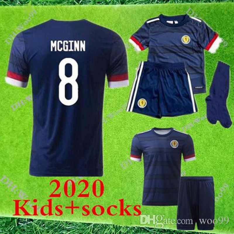 

2020 SCOTLAND SOCCER BOY+SOCKS JERSEYS 20 21 BOBERTSON FRASER ARMSTRONG BURKE CcGREGOR FORREST KIDS KIT FOOTBALL JERSEYS