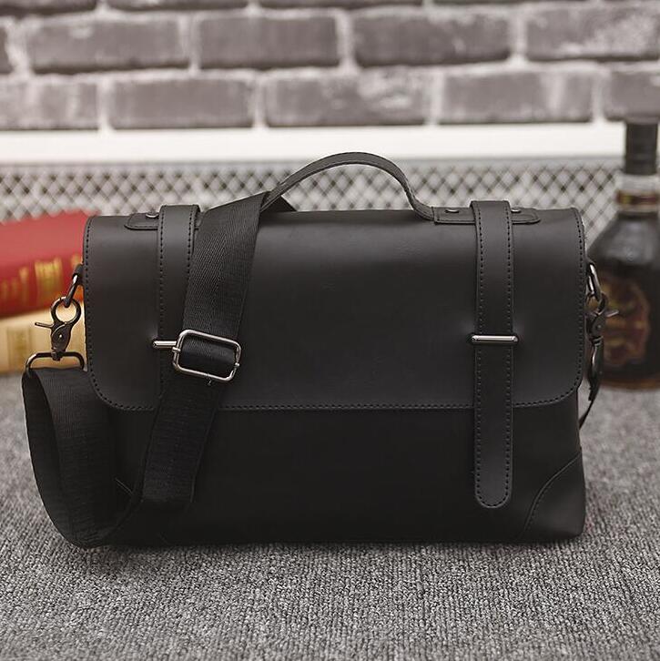 

Factory wholesale men bag retro portable high quality male package business mens crazy horse leather briefcase, Brown