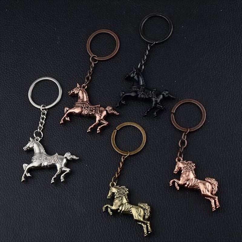 

cartoon horse key rings pet individuality creative gift