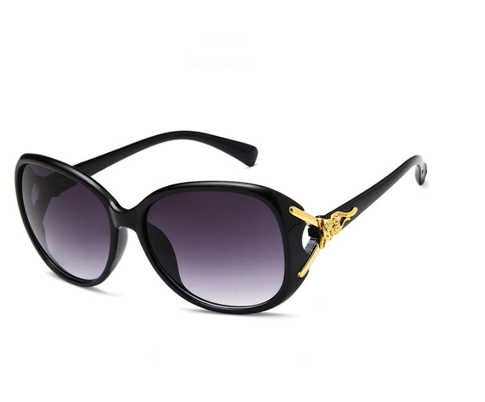 

Fox head sunglasses ladies fashion European and American big name, White;black