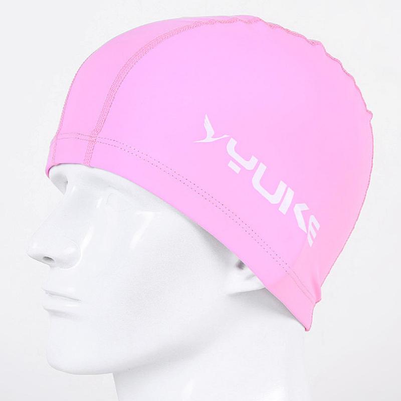 

2021 New Swimming Cap For Long Hair PU Fabric Protect Ears Swim Pool Hat Free size for Men & Women Adults Badekappe Head Cover