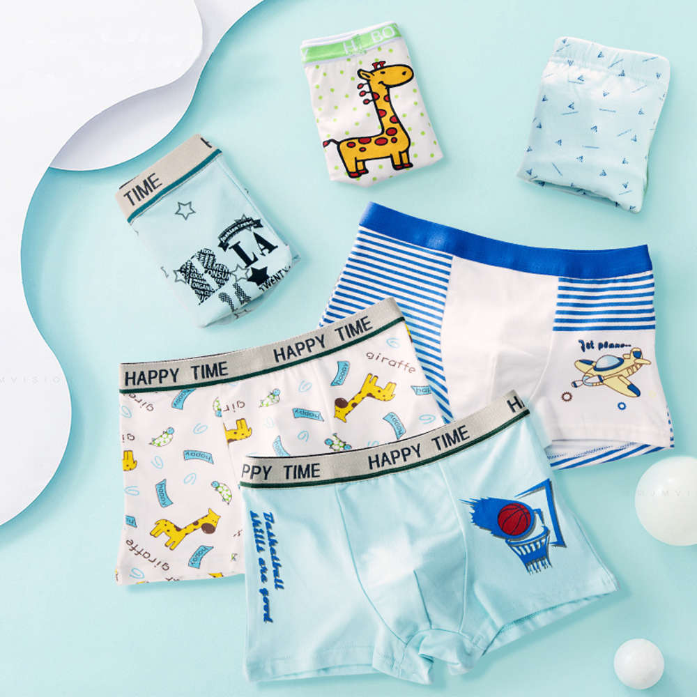 

Children's underwear boxer boys pure flat angle 2 little 3-year-old Xia thin Boys Cotton Shorts, Camo