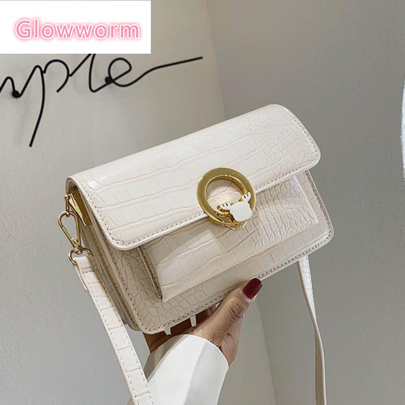 

Female Lady Alligator Pu Leather Crossbody Bags For Women 2021 Shoulder Messenger Bag Ladies Hand Sling Luxury Handbags Designer, Beige