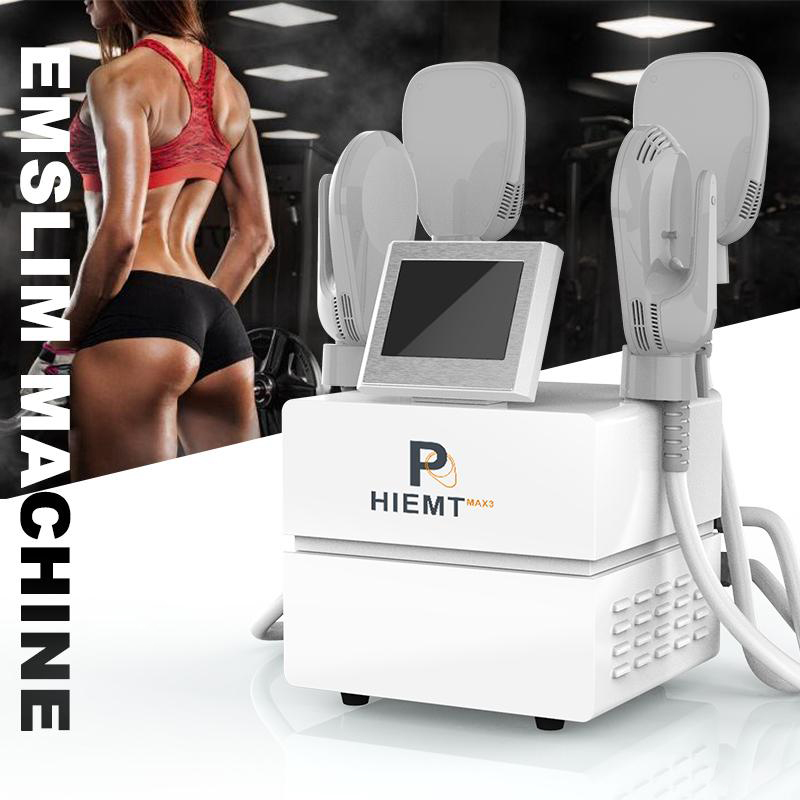 

Newest EMSlim Slimming Neo RF 4 Handles EMS Muscle Stimulator Building Fat Removal Hi-emt Machine with Portable Pelvic Floor Rehabilitation Seat Cushion