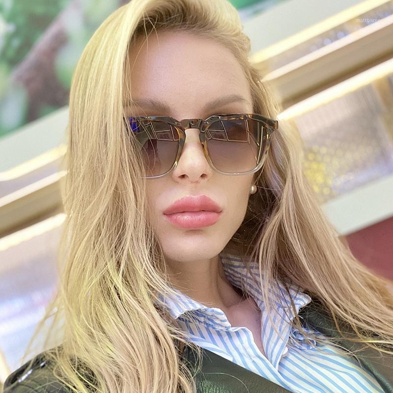 

Sunglasses 2021Cat Eye Women's Square Design Ladies For Woman's Vintage Casual Drive Gafas De Sol Mujer