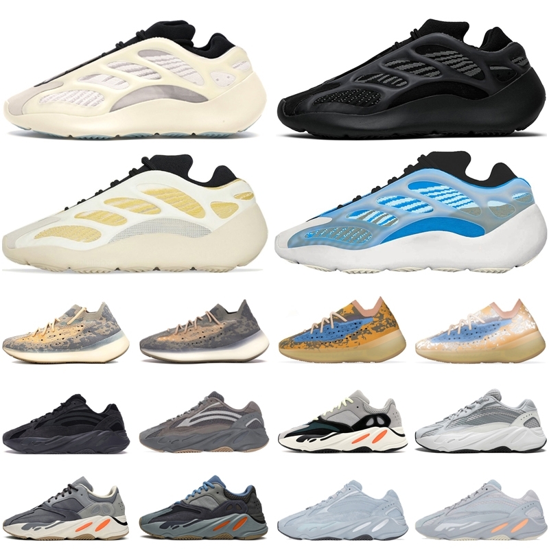 

Kanye 700 v3 Running Shoes Mens Trainers Azael Alvah Safflower 380 Mist Blue Oat Lmnte 700s Solid Grey Vanta Static Outdoor Sports Sneakers