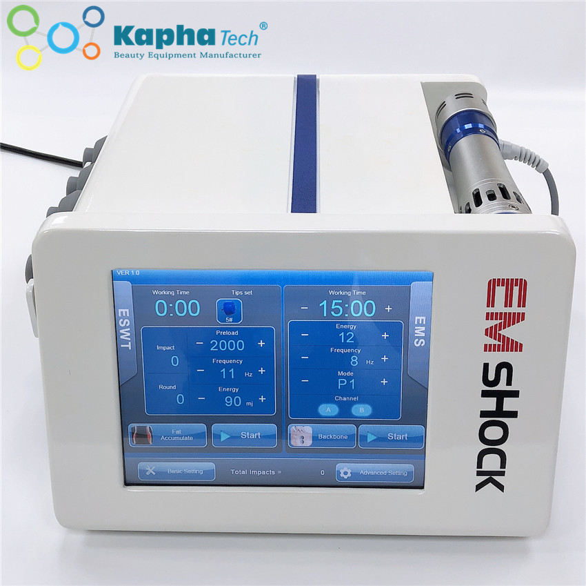 

Portable EMS physiotherpay for body massage and relax Acoustic Shok wave therpay machine to ED treatment